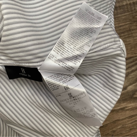 Ermenegildo Zegna Pinstripe Button Down Shirt - Picture 15 of 15